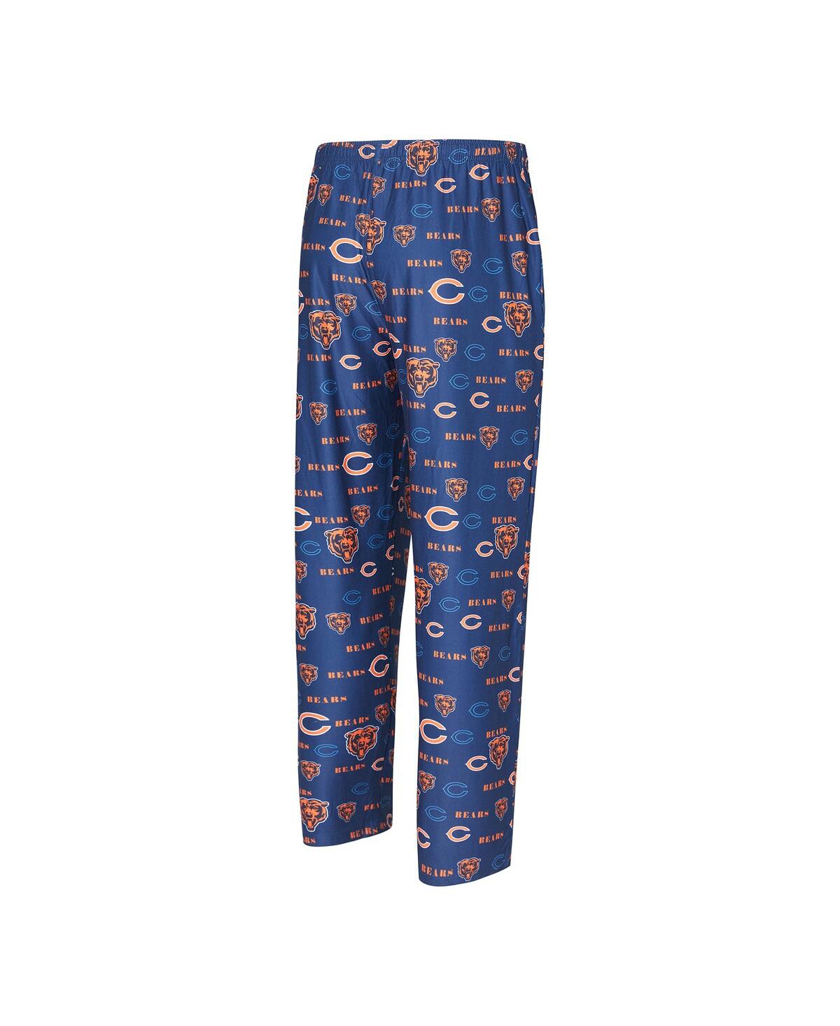 Concepts Sport Men's Navy Chicago Bears Mosaic All Over Print Pants