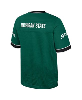 Men's Green Michigan State Spartans Nothing But The Hits Football Jersey