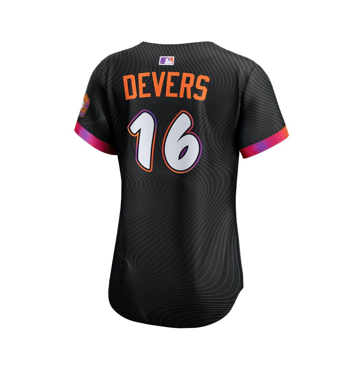 Женский топ Nike Rafael Devers Black San Francisco Giants 2025 City Connect Limited Player Jersey — фото 2