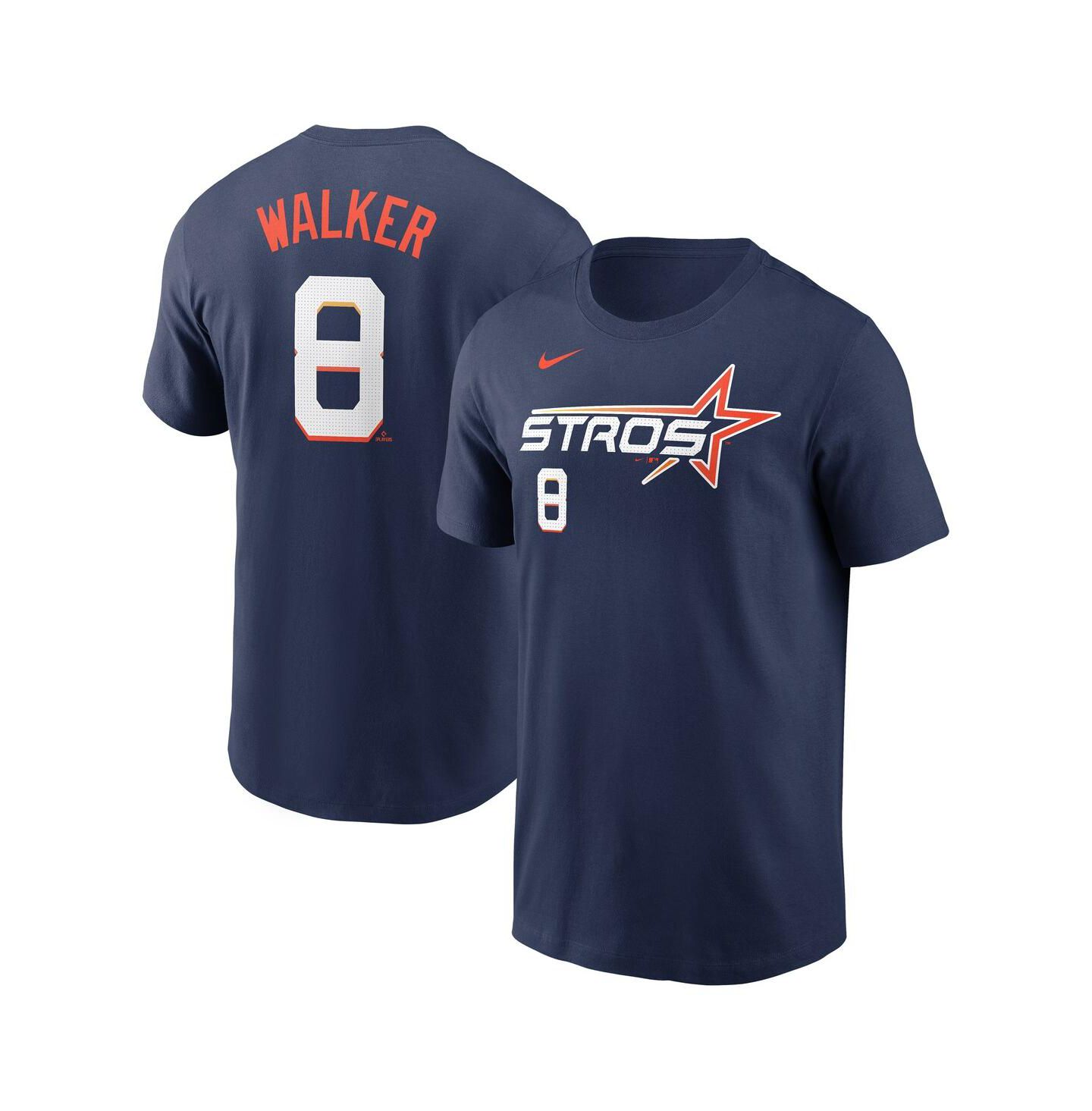 Мужская футболка Nike Christian Walker Navy Houston Astros 2025 City Connect Fuse Name & Number — фото 1