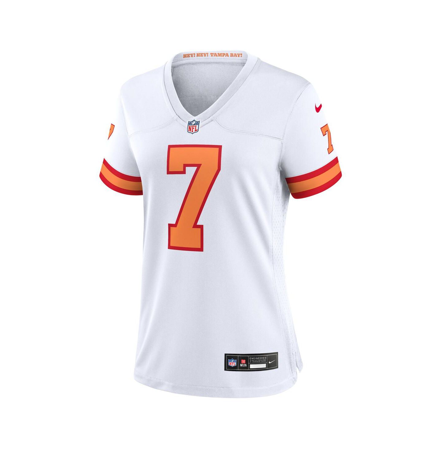 Женский топ Nike Bucky Irving White '76 Tampa Bay Buccaneers Game Jersey — фото 3