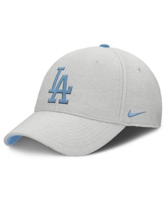 Nike - Men's Gray Los Angeles Dodgers Club Adjustable Hat