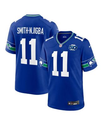 Nike - Men's Jaxon Smith-Njigba Royal Seattle Seahawks Alternate 2 50th Season Game Jersey
