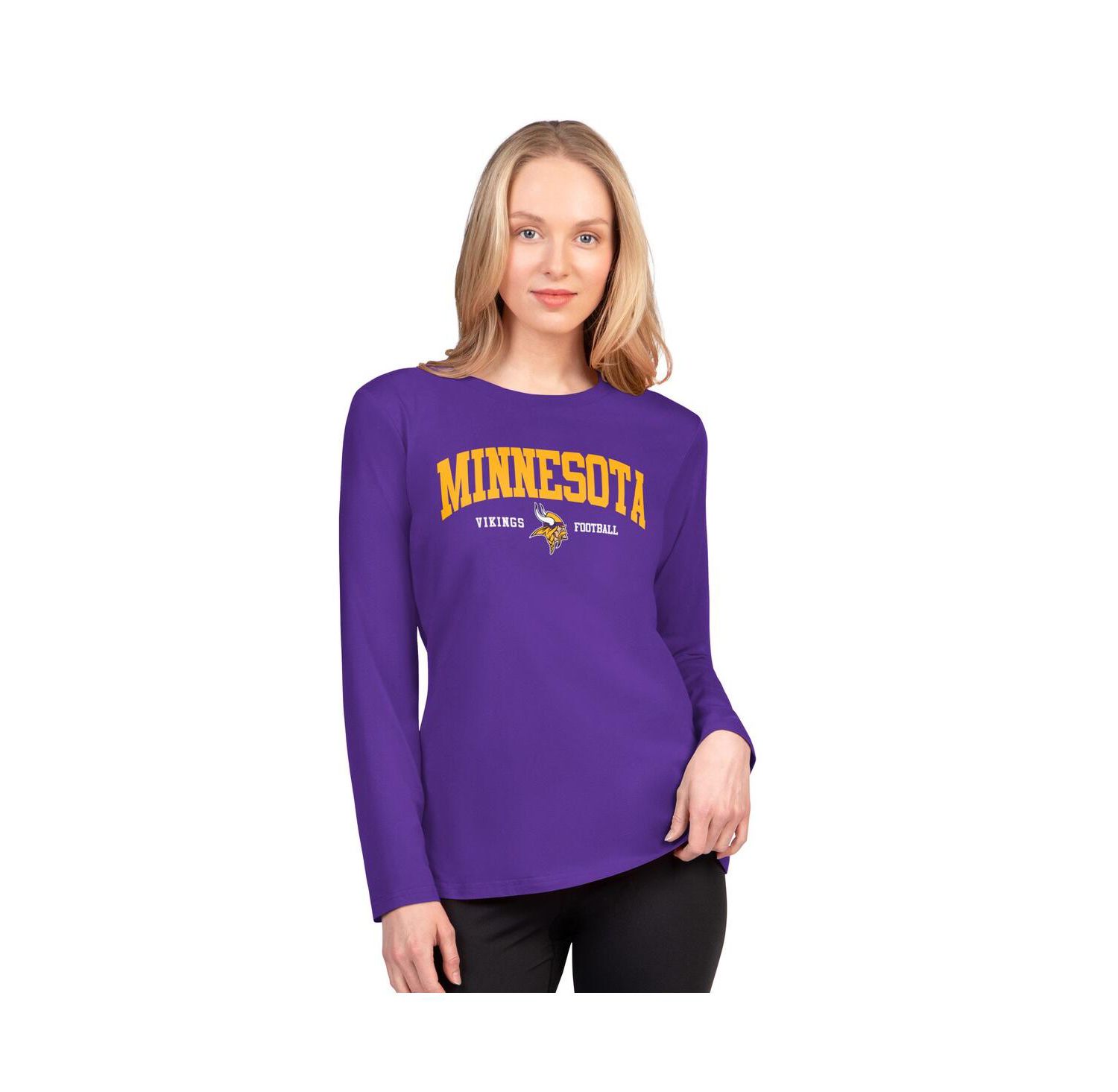 Women's Purple Minnesota Vikings Best Play Long Sleeve T-Shirt