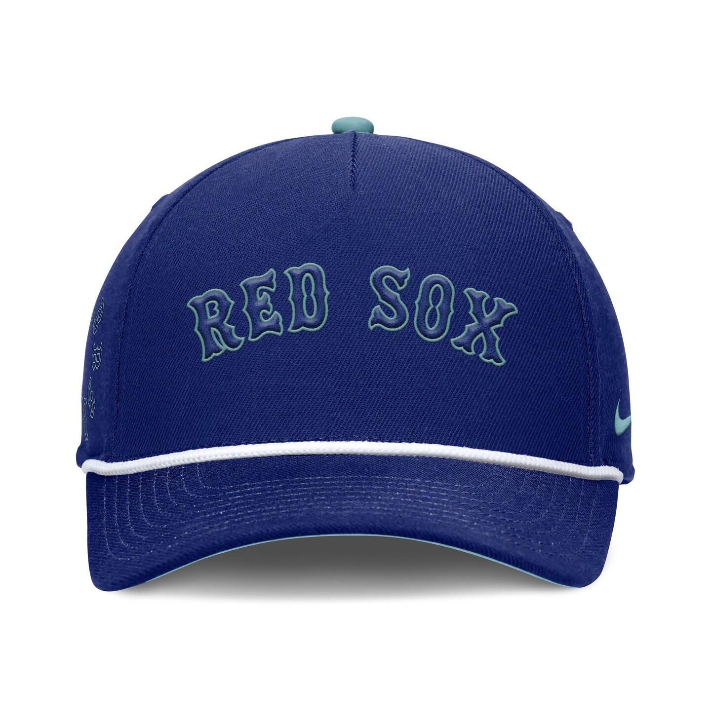 Мужская кепка Nike Royal Boston Red Sox Father's Day Rise Adjustable Hat — фото 4