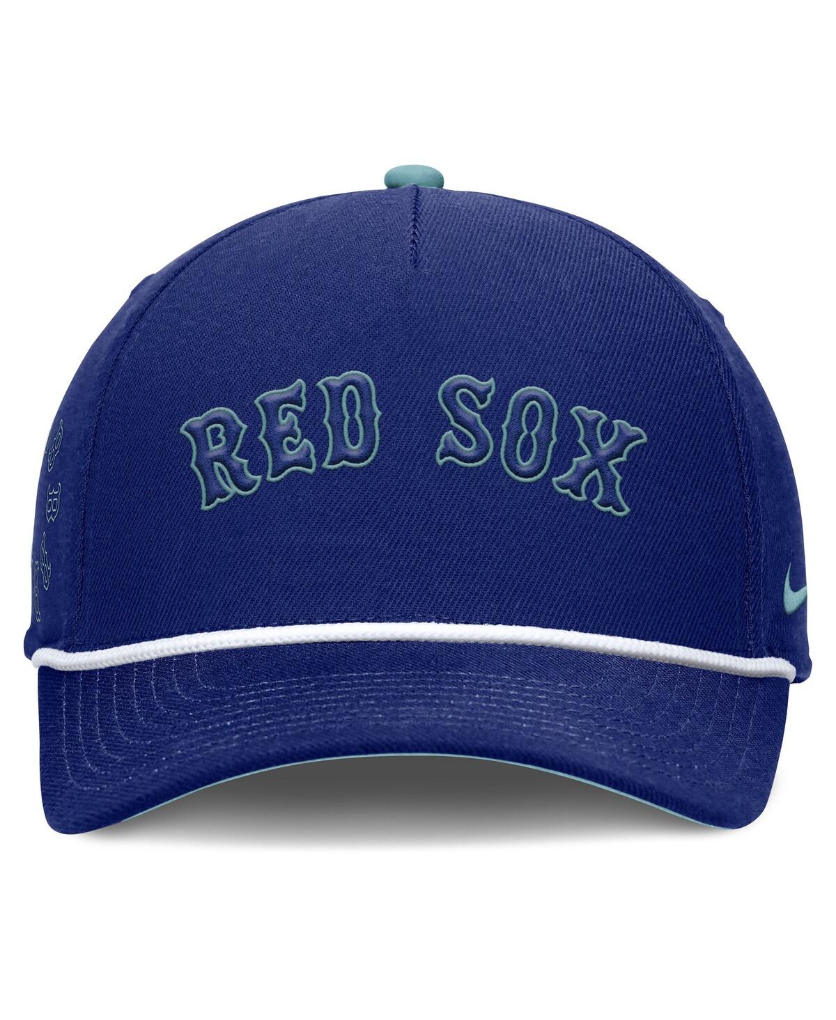 Nike Men's Royal Boston Red Sox Father's Day Rise Adjustable Hat In Blue
