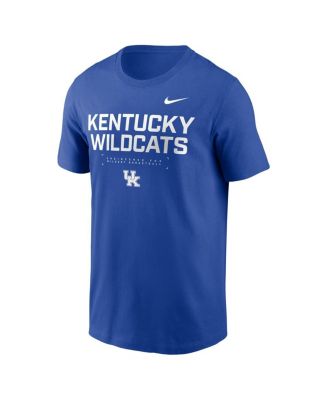 Men's Royal Kentucky Wildcats 2025 Courtside Basketball Performance T-Shirt