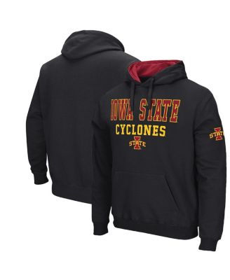 Colosseum - Men's Black Iowa State Cyclones Sunrise Pullover Hoodie