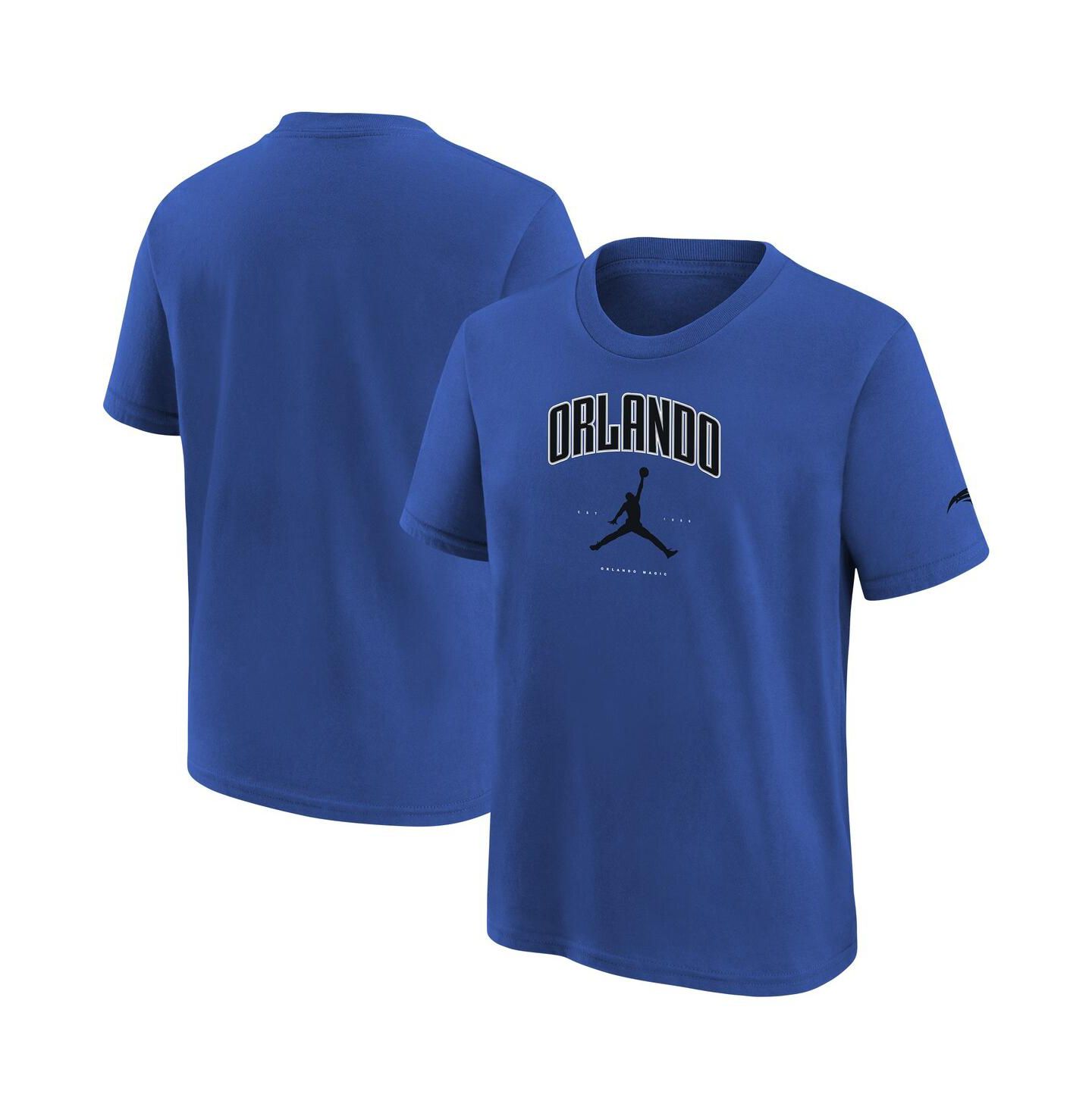 Детская футболка Jordan Blue Orlando Magic Essential Cities — фото 1
