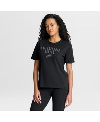 Fanatics - Women's Black Philadelphia Eagles Blackout Kneel Down Legacy T-shirt