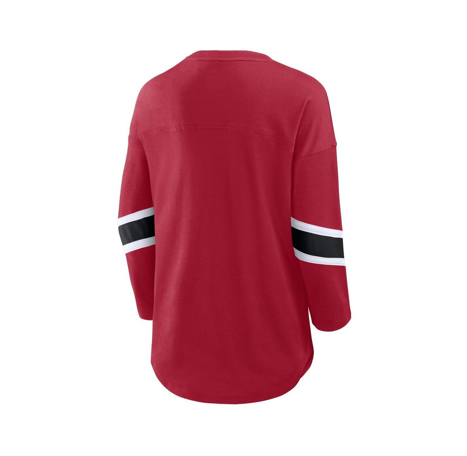 Women's Scarlet San Francisco 49ers Redzone 3/4-Sleeve T-Shirt