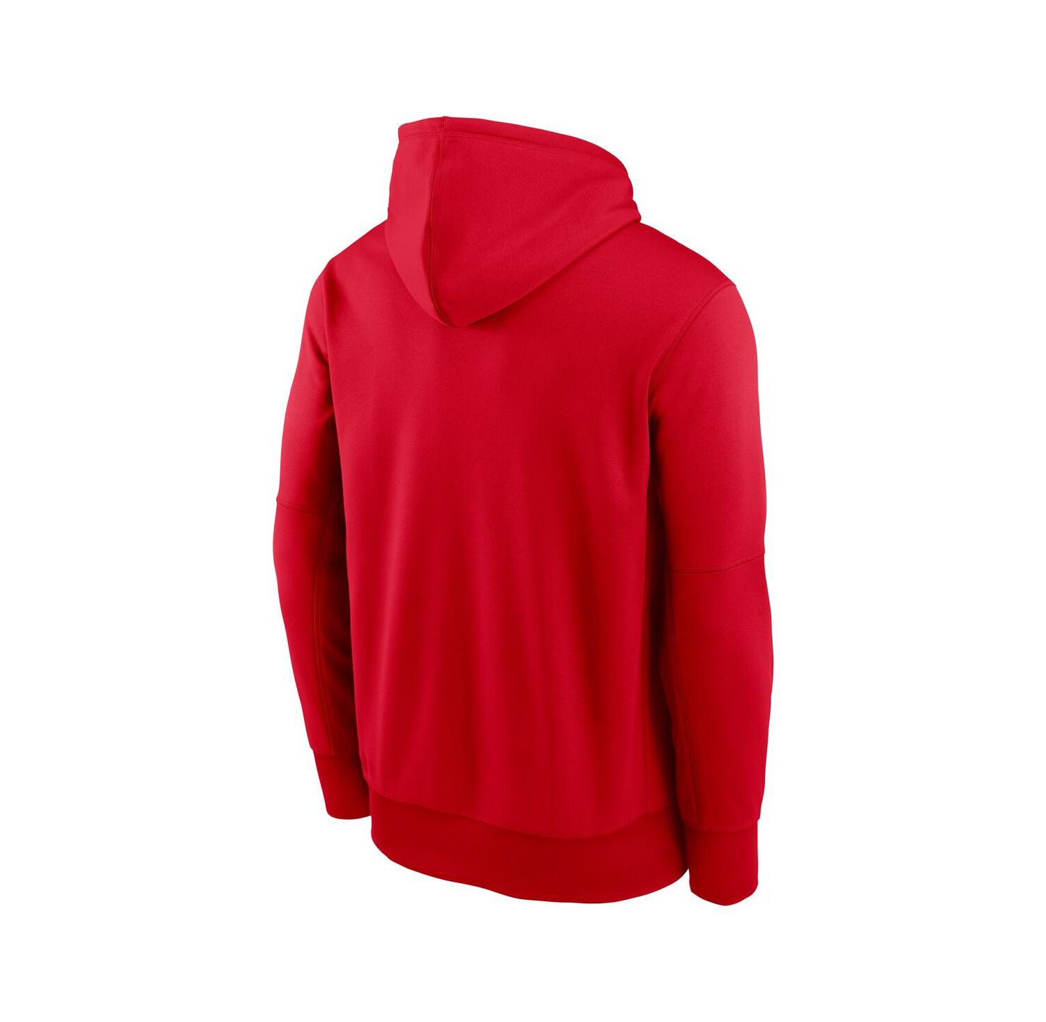 Men's Scarlet Ohio State Buckeyes Team Stacked Performance Pullover Hoodie