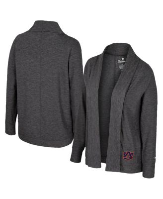 Colosseum - Women's Charcoal Auburn Tigers&nbsp;Dash Cardigan