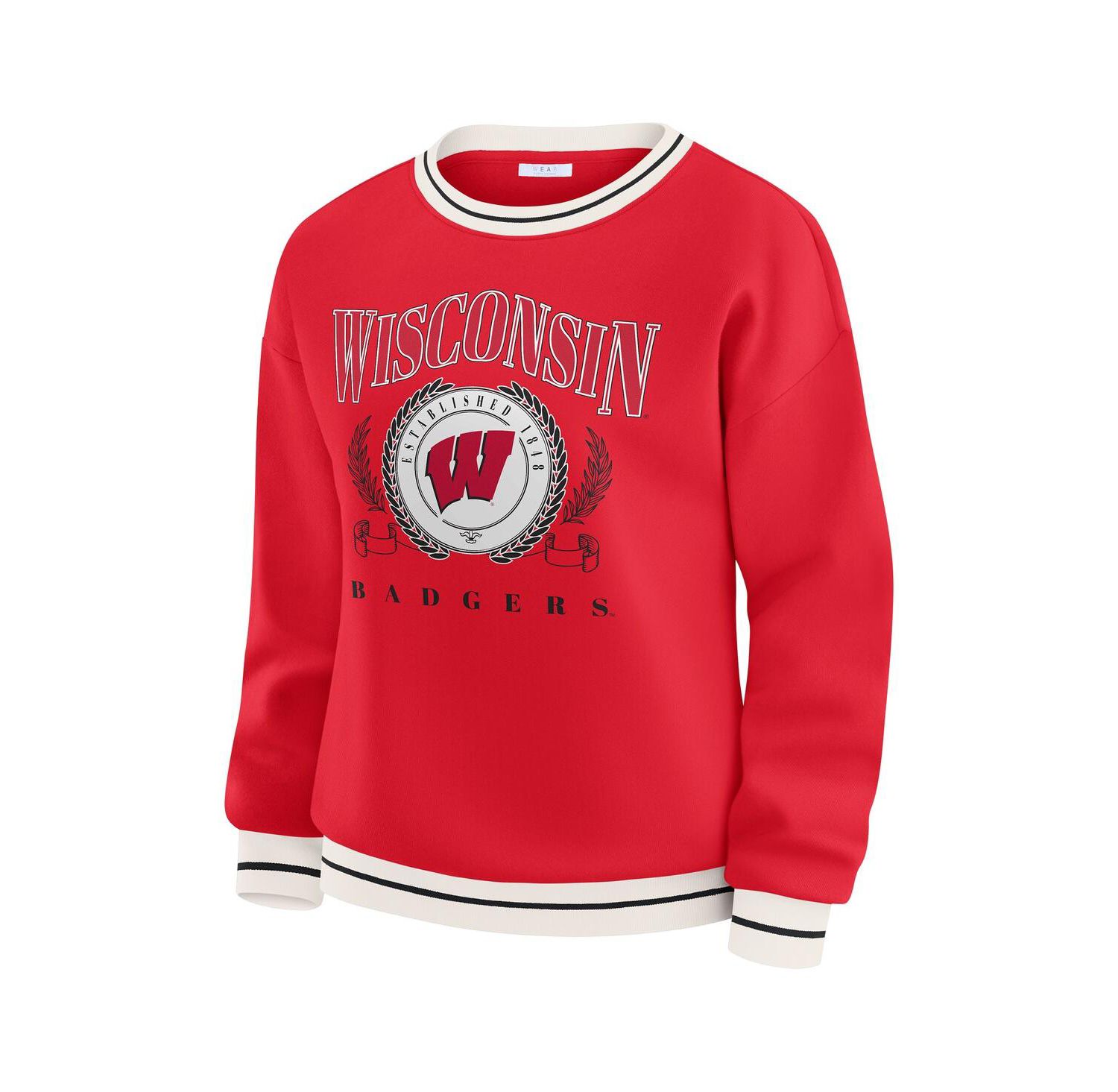 Women's Red Wisconsin Badgers Seal Sweatshirt