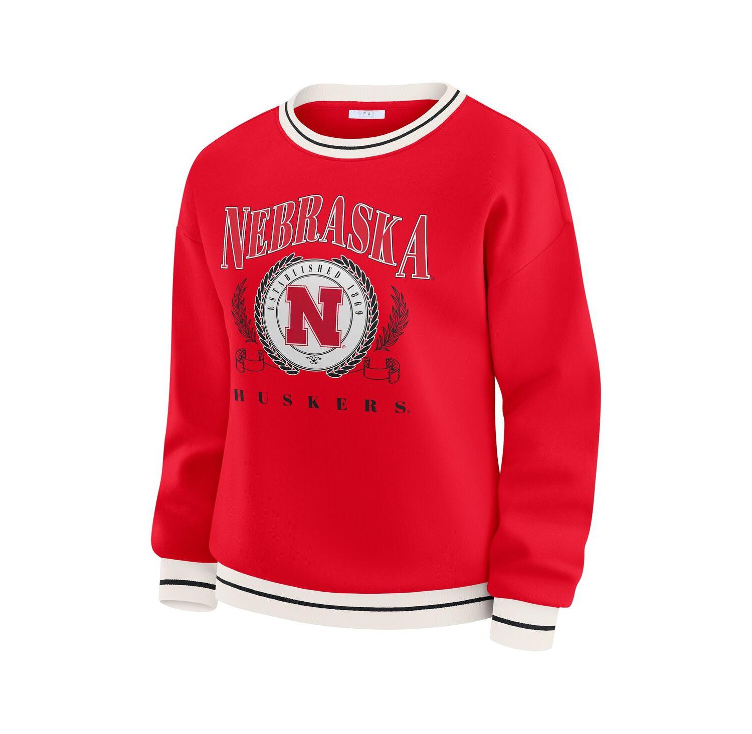 Women's Scarlet Nebraska Huskers Seal Sweatshirt