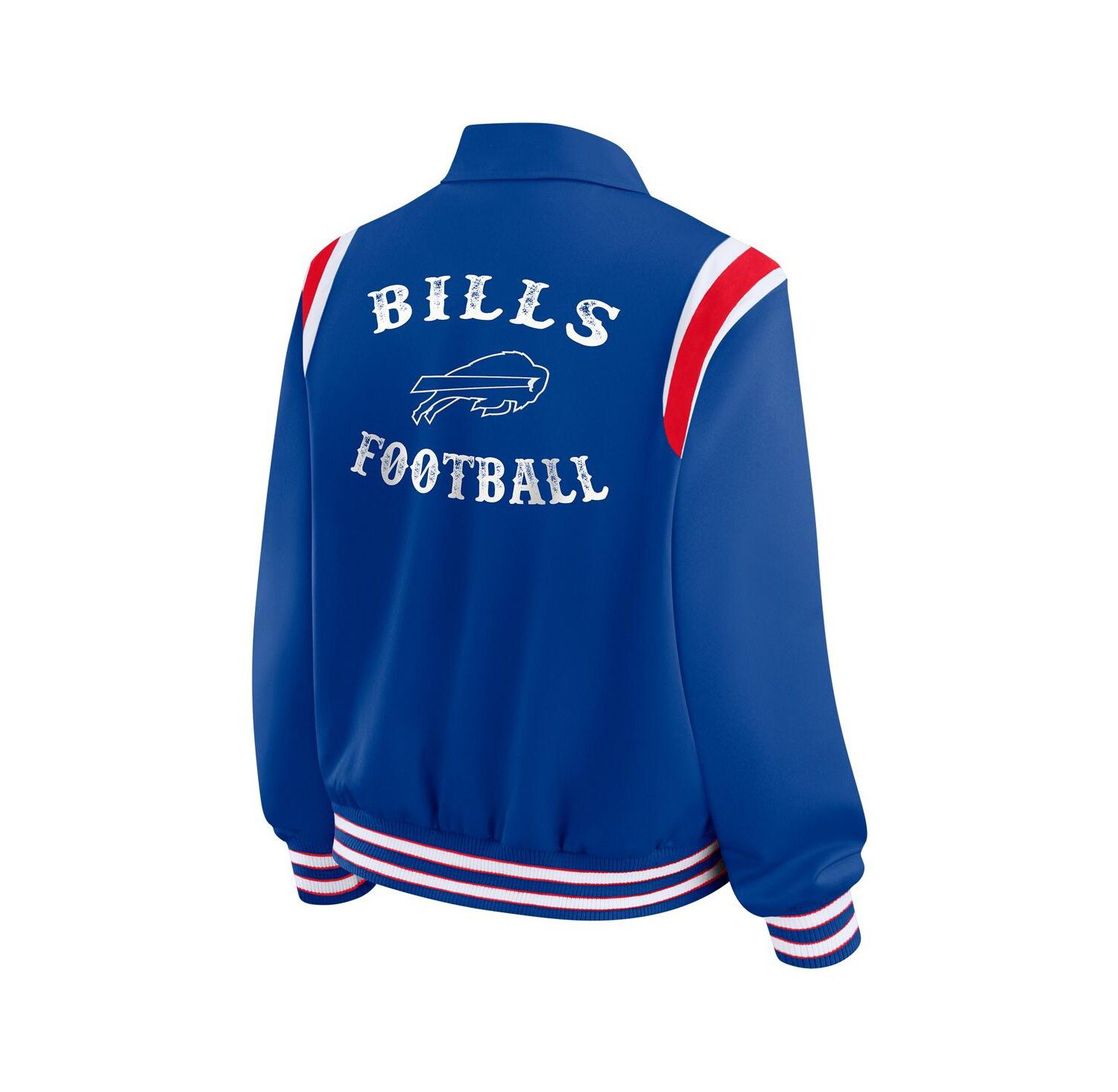 Women's Royal Buffalo Bills Varsity Lightweight Full-Snap Jacket
