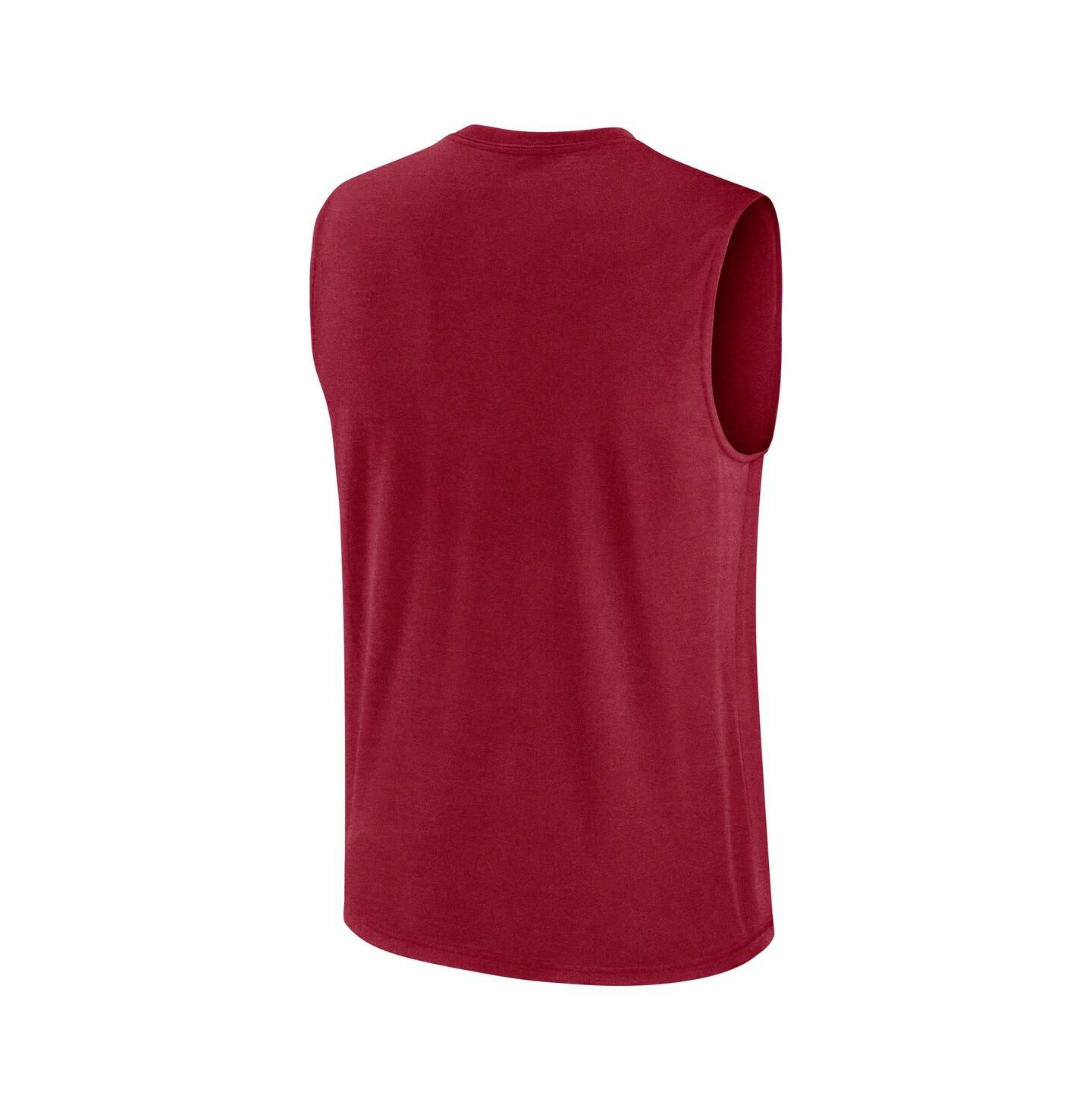 Мужской топ Jordan Crimson Oklahoma Sooners Primetime Tricode Legend Dri-FIT — фото 2