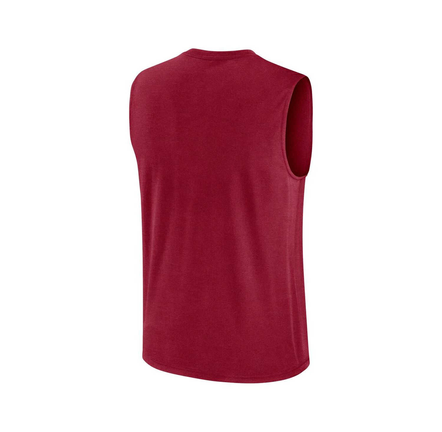 Men's Crimson Oklahoma Sooners Primetime Tricode Legend Dri-FIT Tank Top