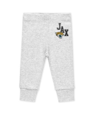 Baby Boys and Girls 3-Piece Jacksonville Jaguars Turn Me Around Bodysuits Pants Set