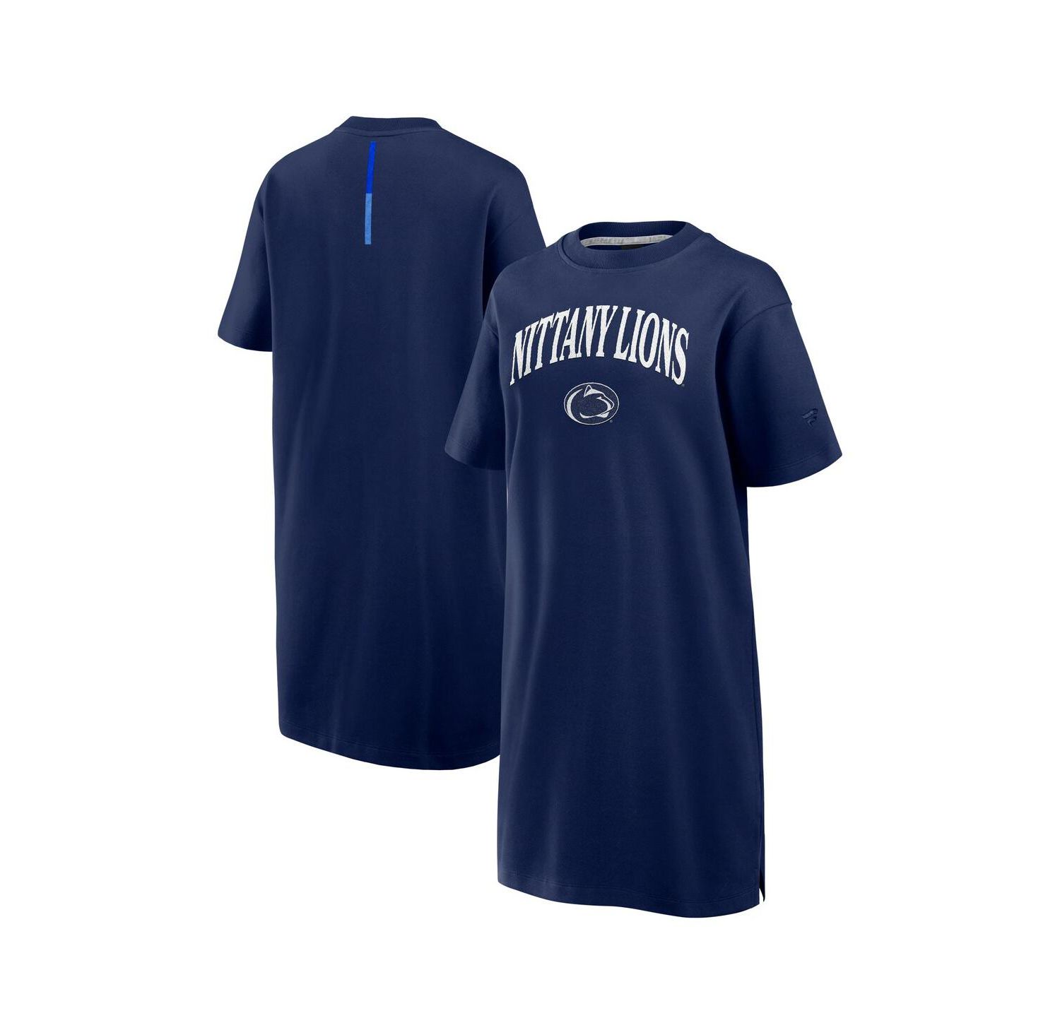 Women's Navy Penn State Nittany Lions Elements Go Tri-Blend T-Shirt Dress