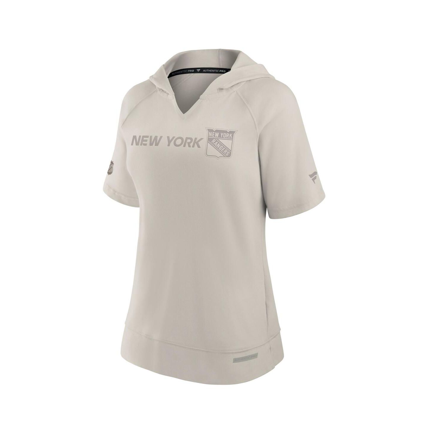 Женский топ Fanatics Cream New York Rangers Authentic Pro Road Fashion — фото 3
