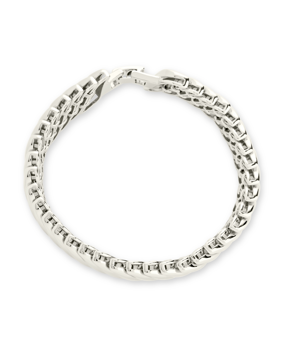 Sterling Forever Bethany Ripple Watch Band Bracelet In Silver