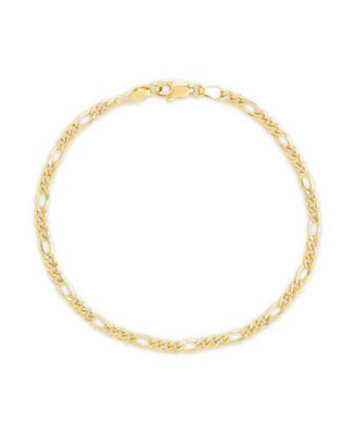 Sterling Silver Figaro Chain Bracelet