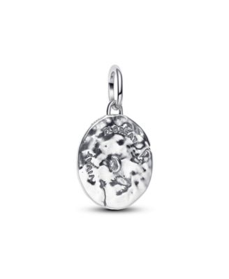 Sterling Silver Cherry Blossom Medallion Charms