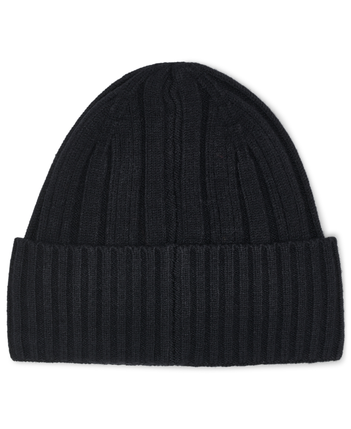 Calvin Klein Variegated Rib Beanie In Blue