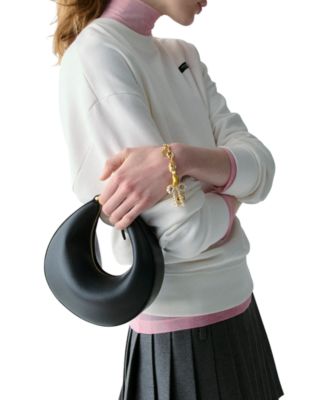 Duo Medium Pebbled Leather Crossbody Bag