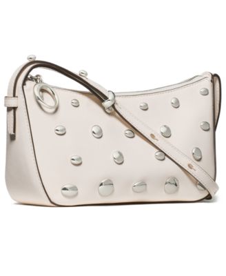 Halo Small Studded Leather Crossbody Bag