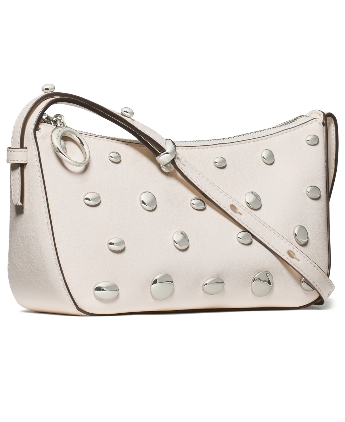 Kate Spade Halo Studded Small Crossbody Bag In White