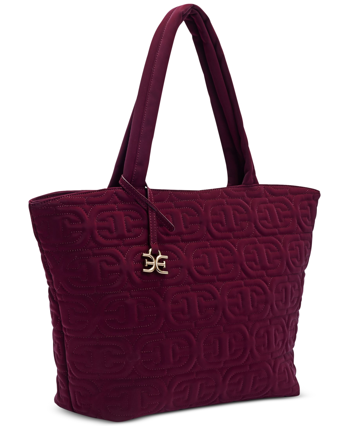 Sam Edelman Ethyl Top Zip Medium East West Tote In Purple