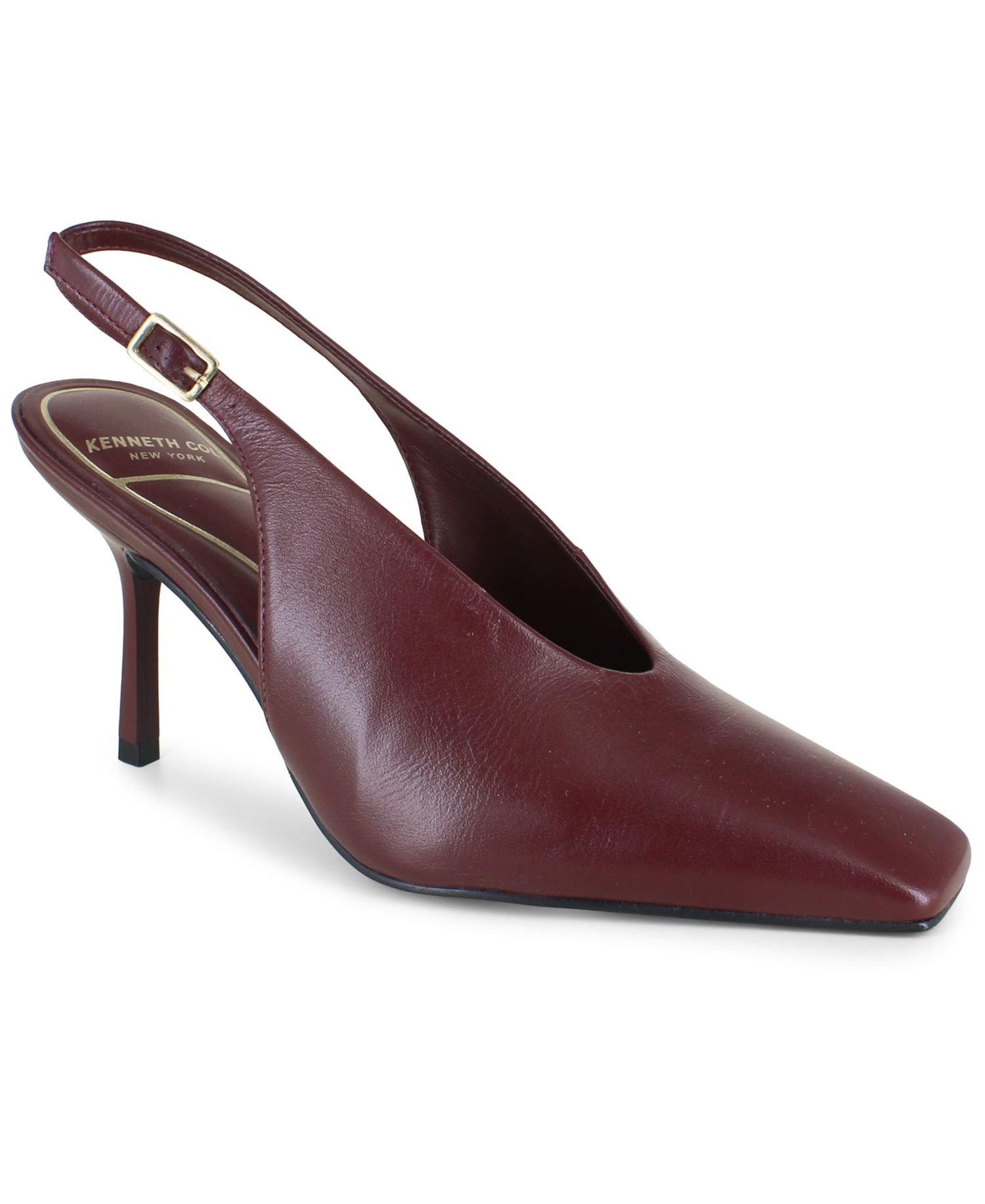 Women's Aerial Square Toe Slingback Pumps