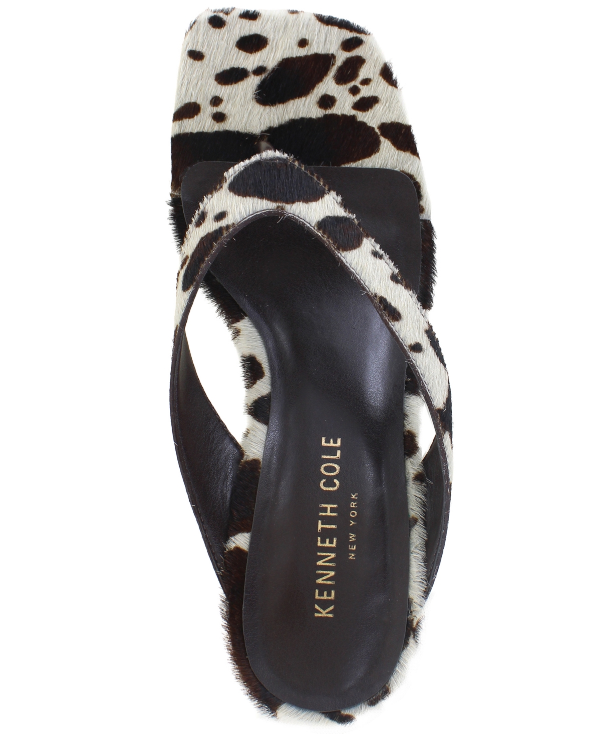 Kenneth Cole New York Women's Susannah Dress Wedge Thong Sandals In Black