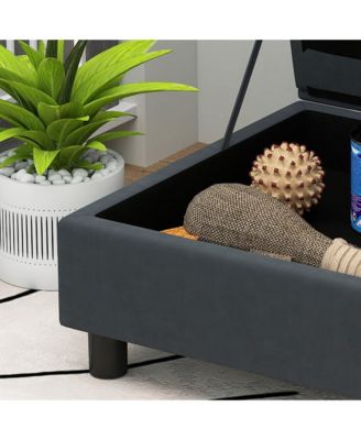 Luxury Small Dog Bed Couch W/ Storage, Little Dog Sofa