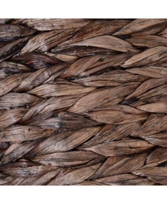 23.5" Water Hyacinth Elevated Cat Kitten Bed Condo Pod Pet House Tree