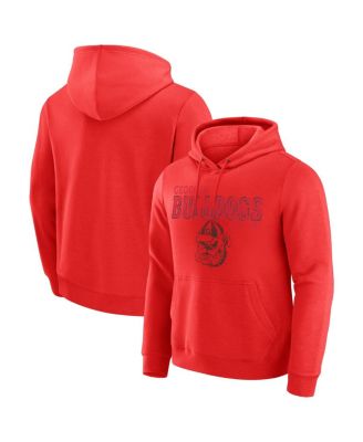 Fanatics - Men's Red Georgia Bulldogs Faded Hoodie