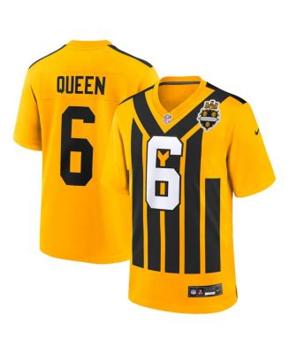 Nike - Men's Patrick Queen Gold Pittsburgh Steelers Alternate 1933 Throwback Game Jersey