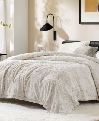 Madison Park Zuri Faux Fur Blanket, Full/Queen