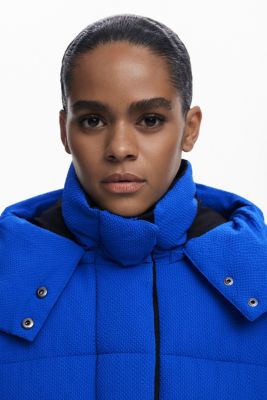 Women's Long padded coat with belt