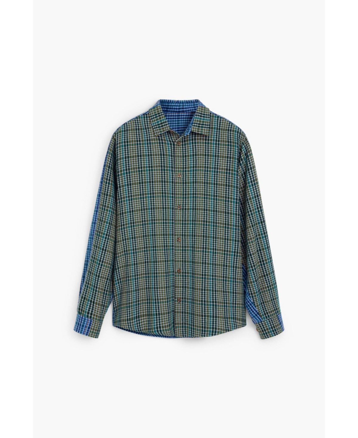 Desigual Men's Combined checkered shirt