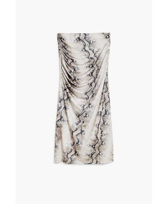 Women's Draped animal skirt
