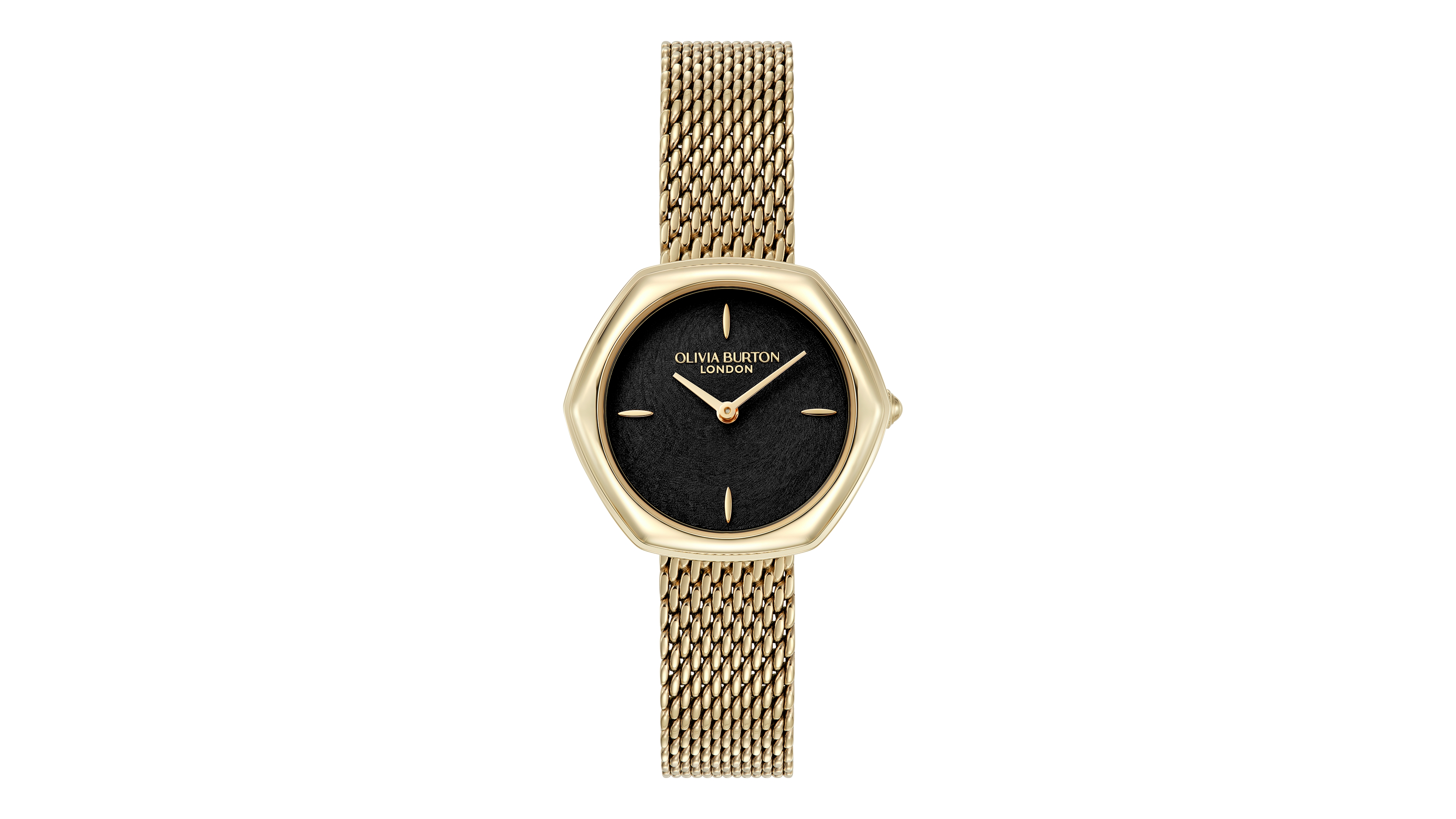 Olivia Burton Women's Charing Gold Tone Stainless Steel Bracelet Watch, 28.5mm