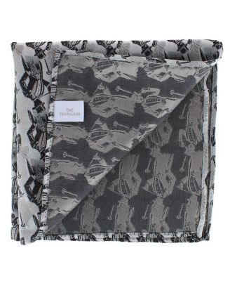 Men's Ambrose Dapper Night 12x12 Silk Pocket Square