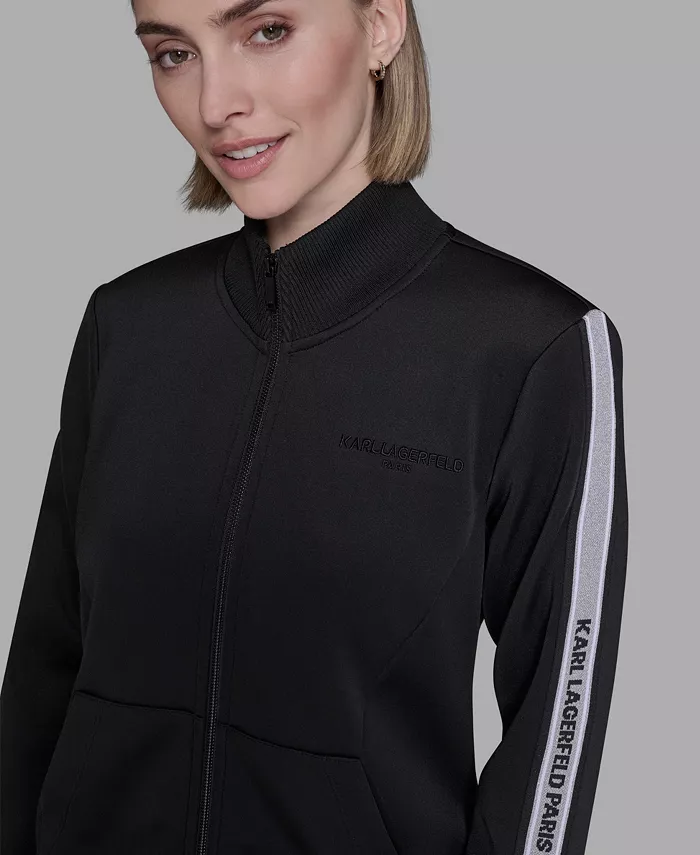 Women's Logo Tape Zip Up Jacket - thumbnail 4