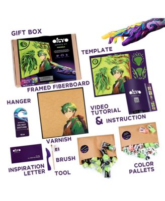 OKTO Air-Dry Clay 3D Painting Kit – MANGA Earth 29x29 (11.4 x 11.4 in)