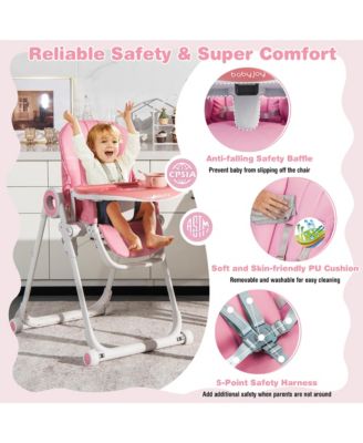 Baby High Chair Foldable Feeding Chair