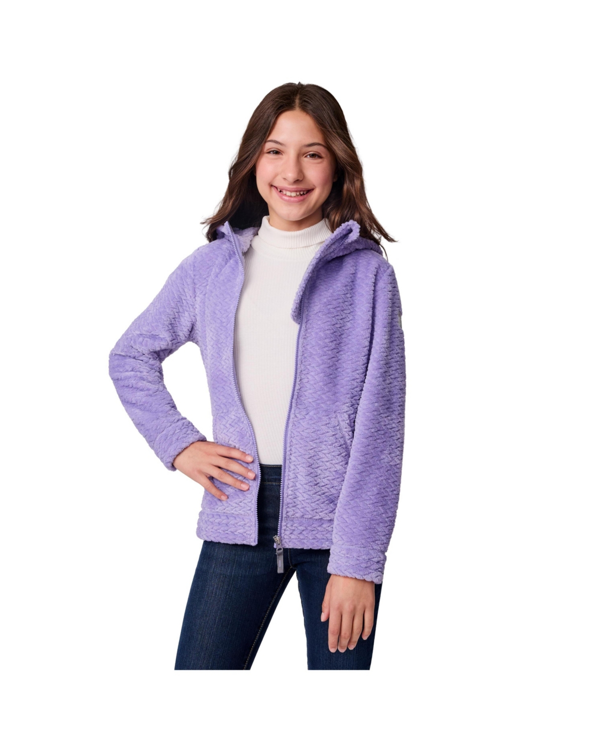 Free Country Girls Braided Butter Pile Jacket