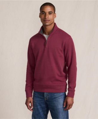 Men's Bedford Rib Quarter Zip Pullover Sweater